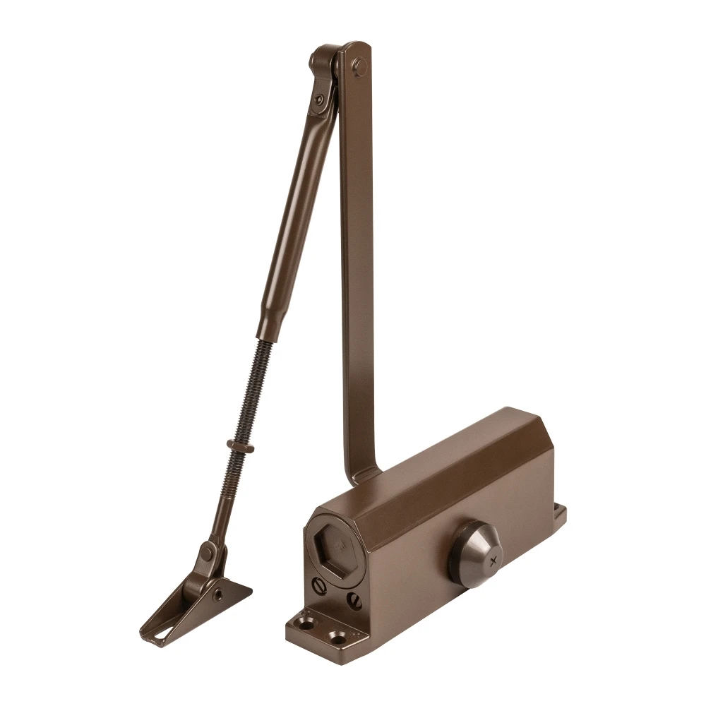 Фото Доводчик дверной DCTR50-100 hold open BR коричневый