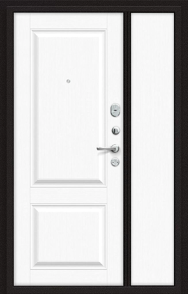 Входная дверь Optim X-2 7 см Антик Медный/Белый клен BR6176 внутренняя сторона