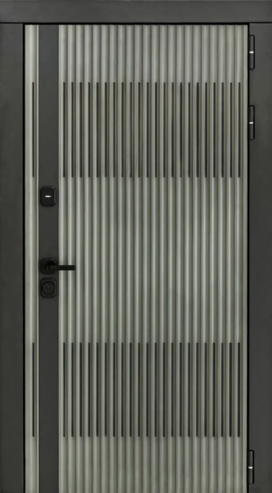 Входная дверь ДвериПРО Elfy ФЛ-700 (10мм, ясень грей) DPRO198025 внешняя сторона