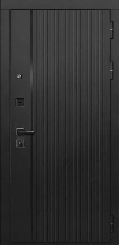 Входная дверь ДвериПРО L-45 ПВХ 10мм Астрод Velutto Bianco DPRO195681 внешняя сторона