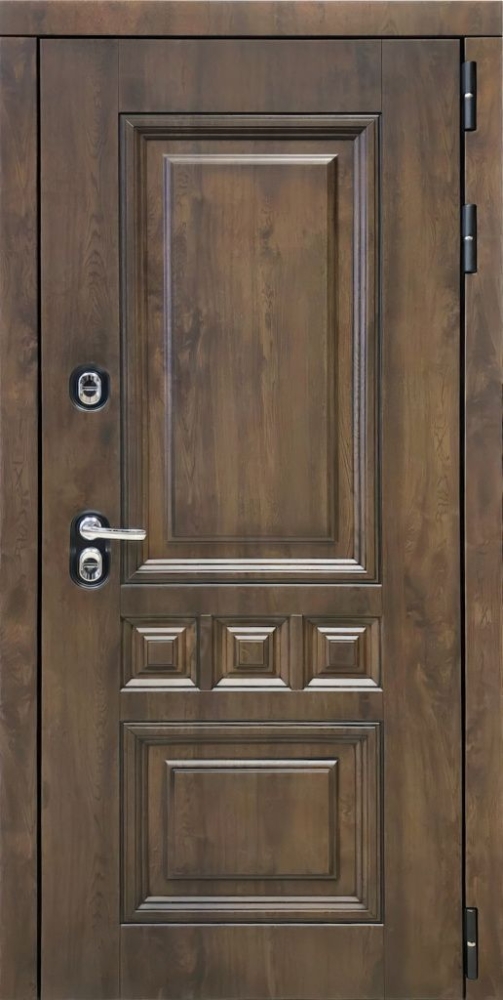 Входная дверь ДвериПРО Аура Экошпон СБ-3 (16мм, венге) DPRO196949 внешняя сторона