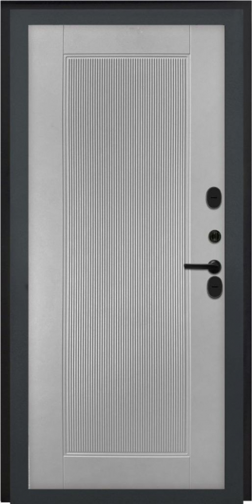 Входная дверь ДвериПРО Аура ПВХ 10мм Астрод Velutto Grigio DPRO198161 внутренняя сторона