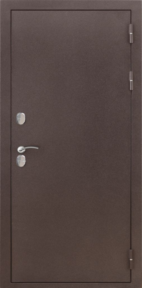 Входная дверь ДвериПРО Термо медный антик ФЛЗ-649 Капучино (зеркало) DPRO227845 внешняя сторона