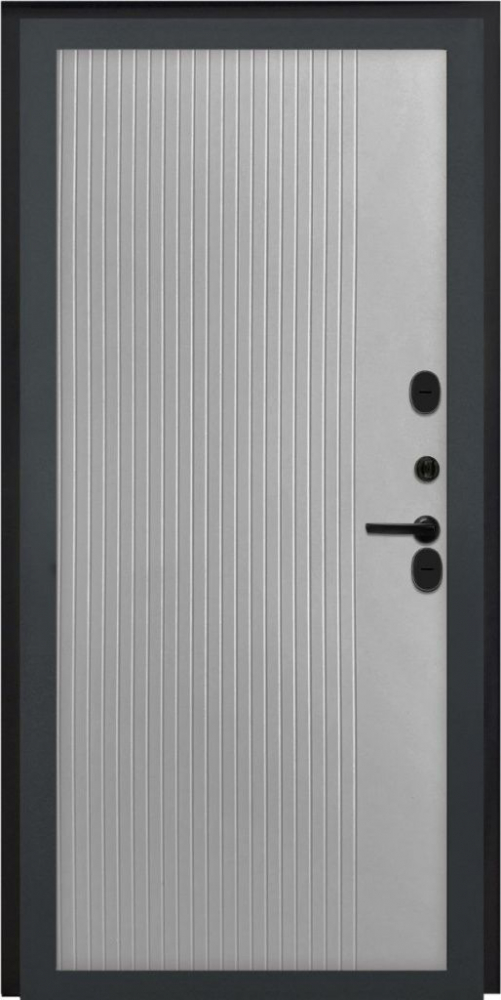 Входная дверь ДвериПРО Модель L-46 ФЛ-790 Velutto Grigio DPRO198187 внутренняя сторона